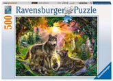 Ravensburger Wolf Family in The Sun Jigsaw Puzzle (500 Piece)